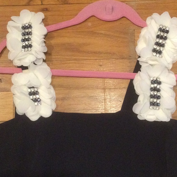 4/$12 Gorgeous Navy Blue High Low Cocktail Dress - Picture 2 of 3